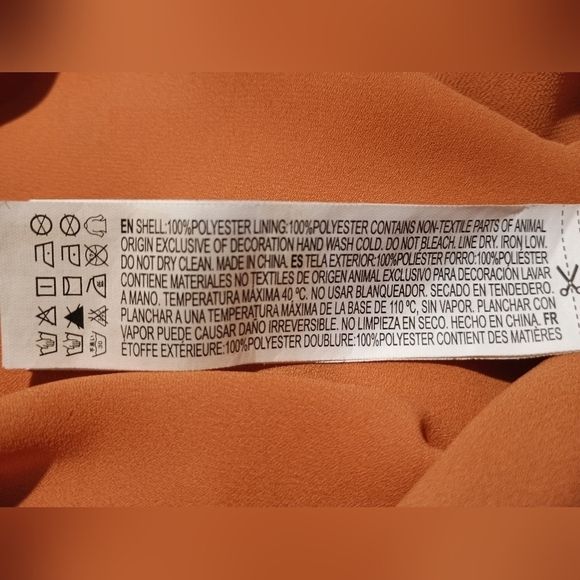 Forever 21 Women's Orange  Tunic Top- Size XS - Picture 5 of 5